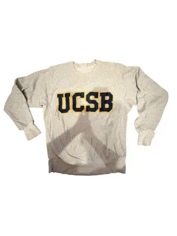 90s 빈티지 Lee UCSB 로고 그레이 트레이닝복