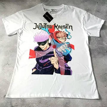 주술회전 고죠 사토루 T셔츠 EU S 사이즈 (일본은 XL?)