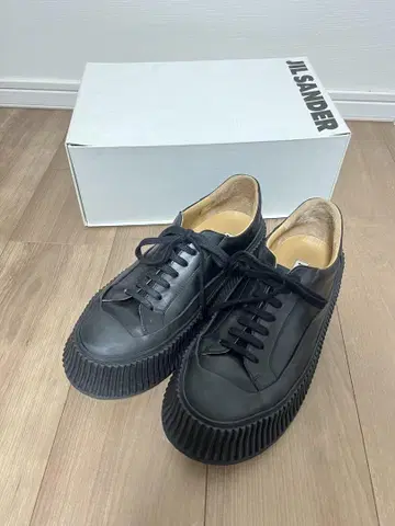 질 샌더 스니커즈 블랙