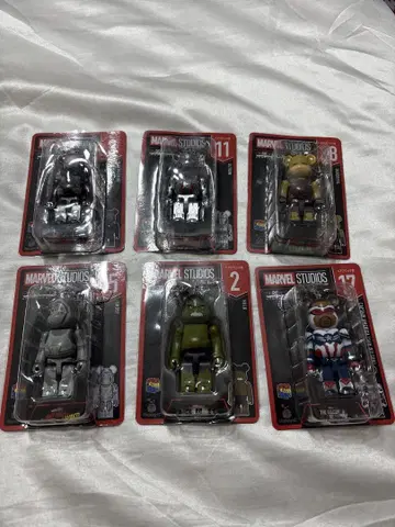 MARVEL 해피 복권 6체 세트