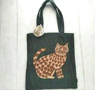 새상품 마츠오 미유키 고블랑 렉탱글 토트백 milo 고양이 고양이 고양이