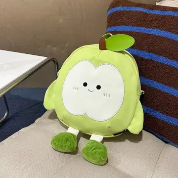 과일 모양 숄더백 라이트 그린