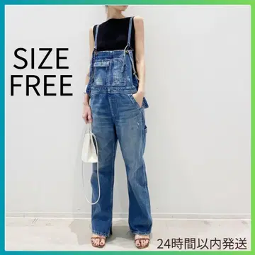 새상품 미사용 오버롤 살로펫 데님 여성용 데미지 인기