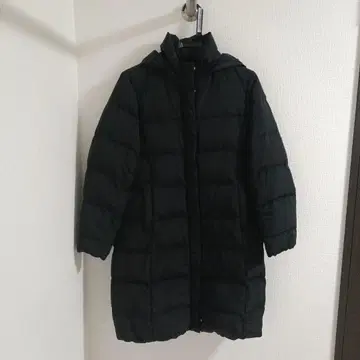 새상품급 BEAMSHEART 후드 부착 다운 코트
