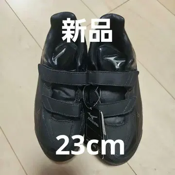 새상품 Mizuno 블랙 스파이크 슈즈 23cm