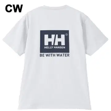 헬리한센 S/S 비 위드 워터 로고 티 XL 화이트