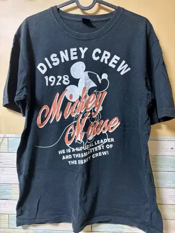 구제 의류 Disney Mickey Mouse 1928 티셔츠