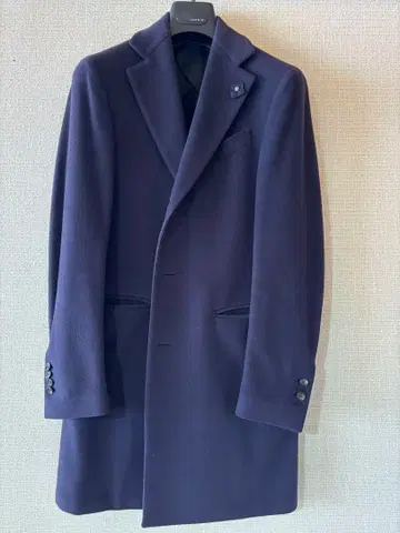 라르디니 LARDINI 네이비 체스터 코트 44