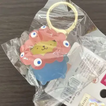 오사카 만박 산리오 변신 키링 클리어 컬러 폼폼푸딩