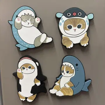 상어냥 마그넷 4세트