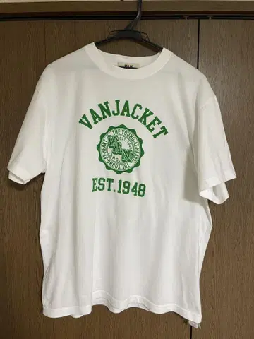 밴자켓 VAN JAC 프린트 반팔 T셔츠