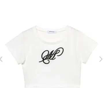 melt the lady 'M' nano T-shirt white