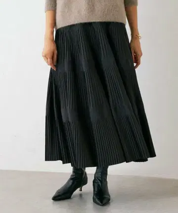 BEARDSLEY 플리츠 캉캉 스커트 새상품
