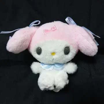 마이멜로디 언제나 찰싹 봉제 인형 마스코트 홀더 볼체인 리본