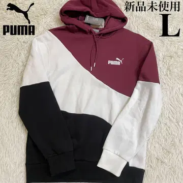 새상품 푸마 맨투맨 후드티 PUMA POWER 캣 L 사이즈