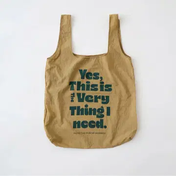 토모사카 리에 myweakness ECO BAG 베이지