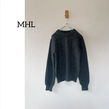 MHL. 케이블 니트 풀오버 마가렛호웰 사이즈 2