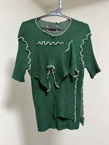kotohayokozawa SHORT SLEEVE KNIT 그린