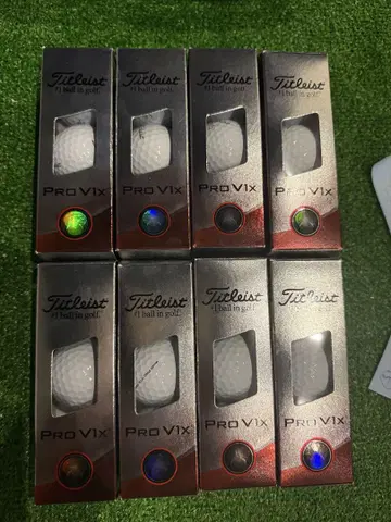 Titleist Pro V1x 골프공 2더즌 세트 4
