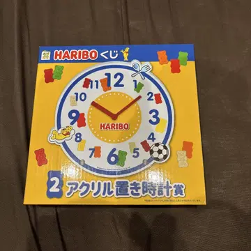 HARIBO 아크릴 탁상시계 구미베어 디자인