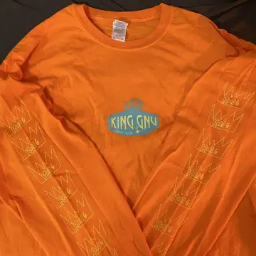 KING GNU 오렌지 긴팔 T셔츠 XL