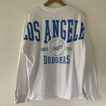 로스앤젤레스 다저스 긴팔 티셔츠 백 로고 MLB