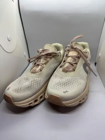 On Cloudmonster 여성용 스니커즈 24.5cm 베이지 x 핑크