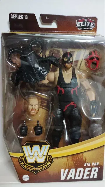 마텔사 WWE 프로레슬링 피규어 빅 밴 베이더 프로텍터 포함