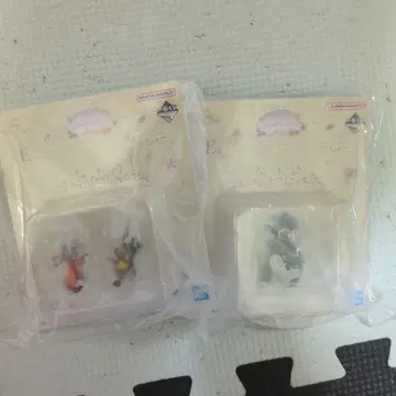 디즈니 프린세스 복권 미니 피규어 참 2체 세트