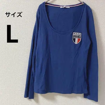 [모에리 스포츠] Moery sport 롱T 엠블럼 블루 라프L