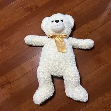 화이트 곰 봉제 인형
