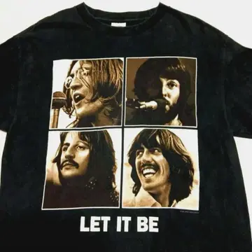 90년대 빈티지 비틀즈 LET IT BE 셔츠