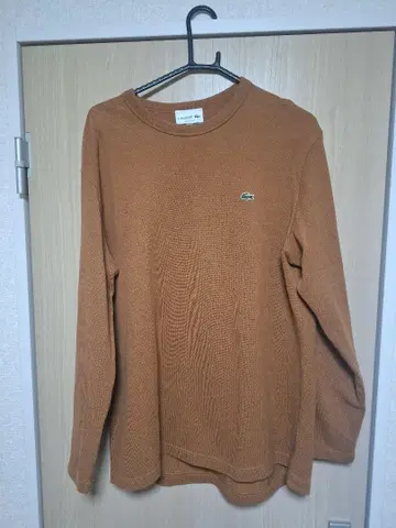 LACOSTE CLASSIC FIT 긴팔 T셔츠 L 브라운