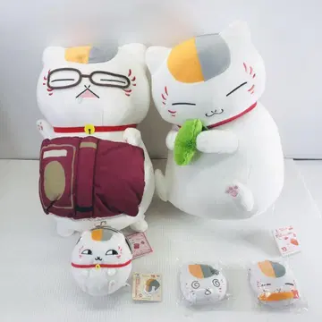 [ 택 포함 ] 나츠메 우인장 냥코 선생님 큰 봉제 인형 파우치 모음