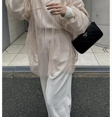 nananamoe random tulle docking sweat PO