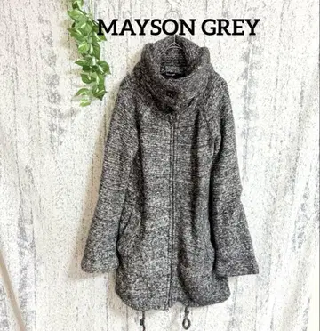 [ MAYSON GREY ] 투웨이 니트 코트 두꺼운 원단 가디건 트위드