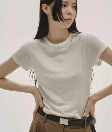 TODAYFUL Compact Smooth T-shirts/에크루