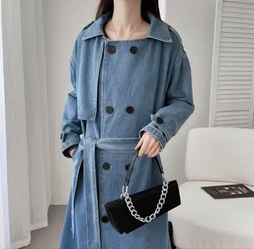 ABITOKYO 데님 트렌치코트 새상품