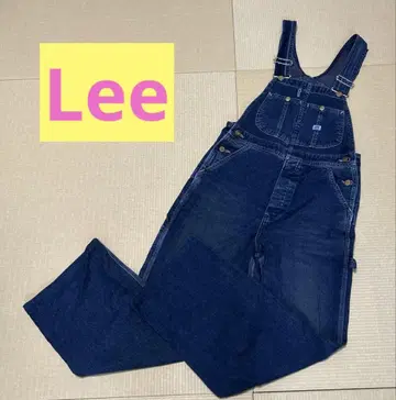 [ 새상품 ] Lee 여성용 다크 블루 데님 오버롤