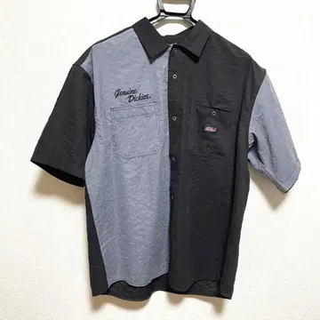 [ 미사용 새상품 택 포함 ] Dickies 반팔 셔츠 L 블랙 그레이