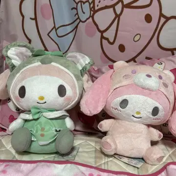 마이멜로디 봉제 인형 2체 세트