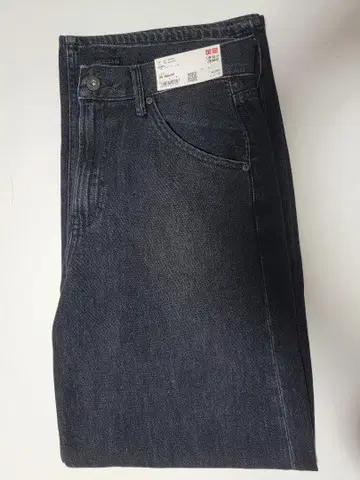 유니클로 배기 커브 청바지 26 DARK GRAY