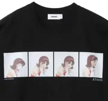 퍼펙트 블루 x 아토모스 셔츠 블랙/콜라보 빈티지