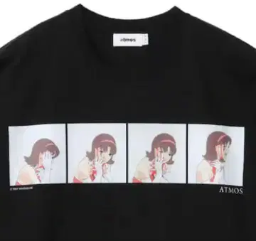 퍼펙트 블루 x 아토모스 셔츠 블랙/콜라보 빈티지