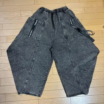 와이드 팬츠 그레이