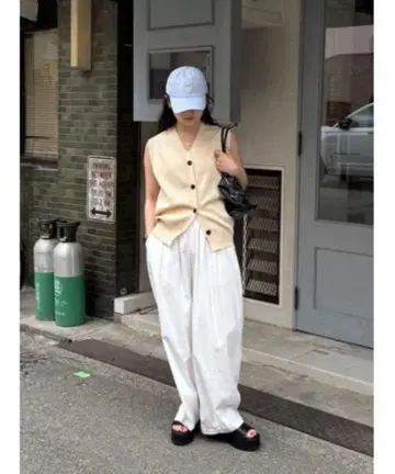 titivate 커비 실루엣 밴딩 팬츠