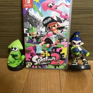 Switch 스프라툰2 +amibo 오징어, 보이 2종 세트