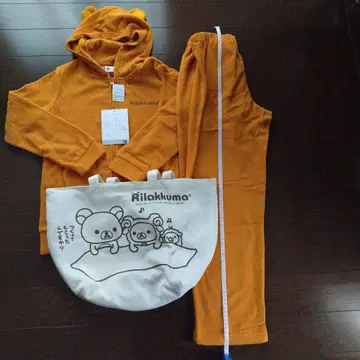 Rilakkuma 플리스 룸웨어 세트 M