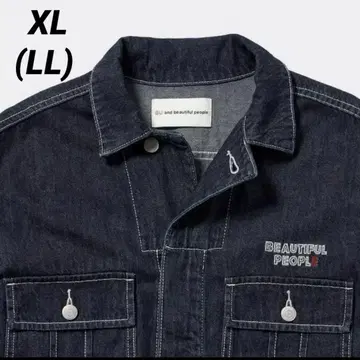 [새상품 택 포함] beautiful people 데님 샵코트 XL