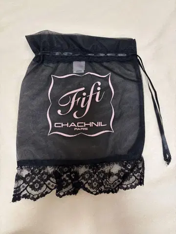 Fifi CHACHNIL 파우치 블랙 레이스 F aline